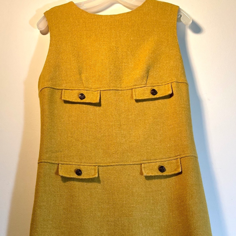 Vintage 1965 Bobbi Brooks Wool Dress